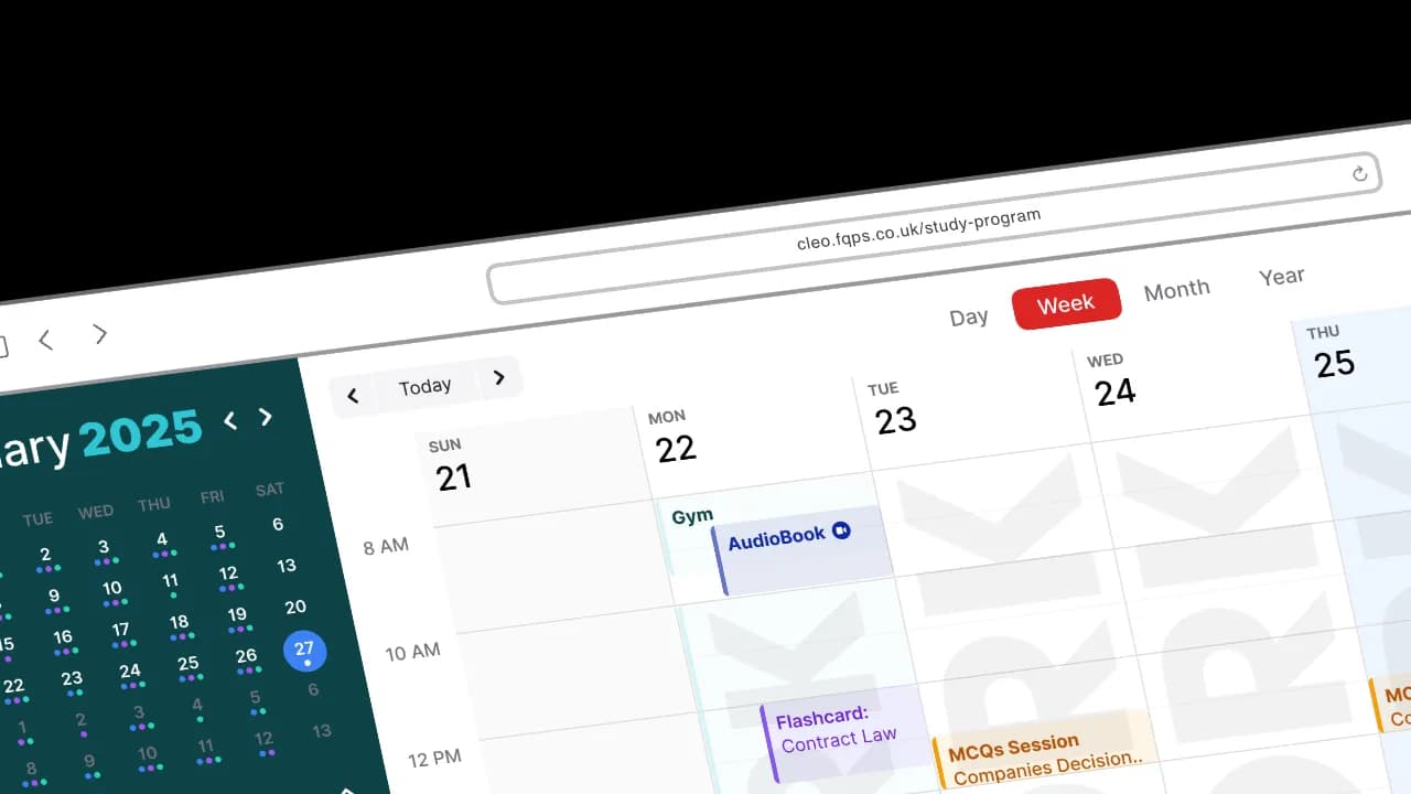 Cleo AI study planner adapting to different activities