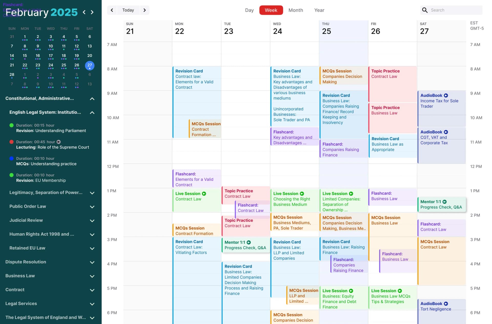 A screen of a platform named Spiral, where it shows task management view in collaborative mode