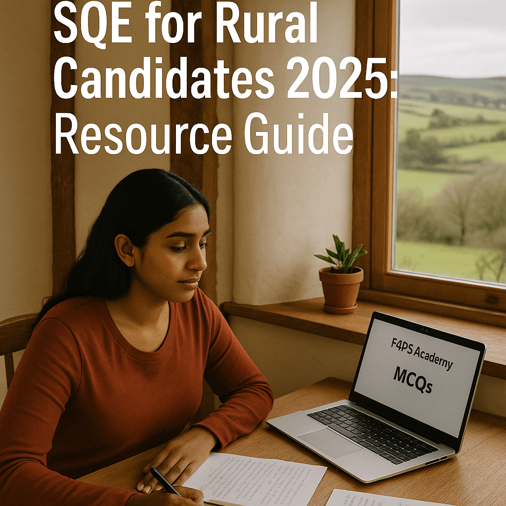 SQE for Rural Candidates 2025: Accessing Resources and Passing with Ease