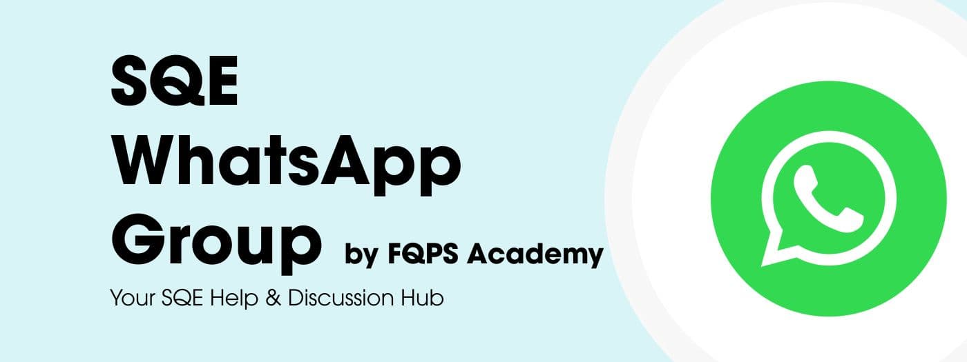 SQE WhatsApp Group: Your SQE Help & Discussion Hub