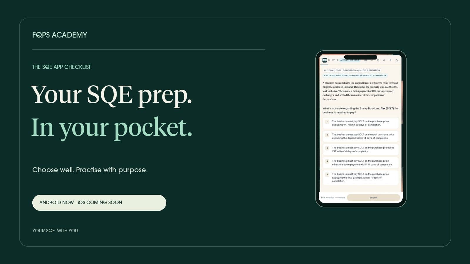 Best SQE Prep App: How to Choose Your Revision Tools