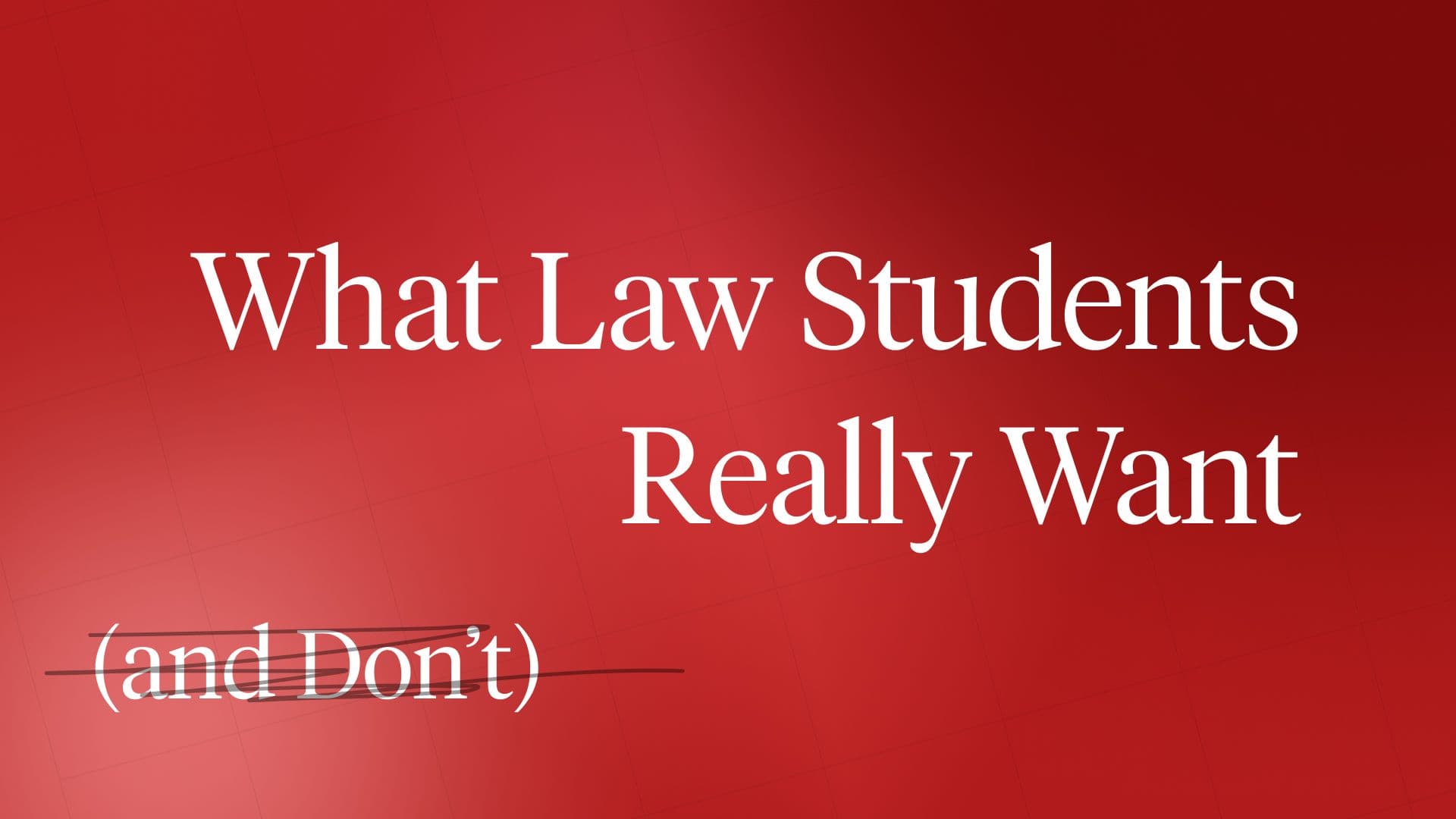 New FQPS Study Uncovers What Law Students Really Want (and Don’t) from Course Providers